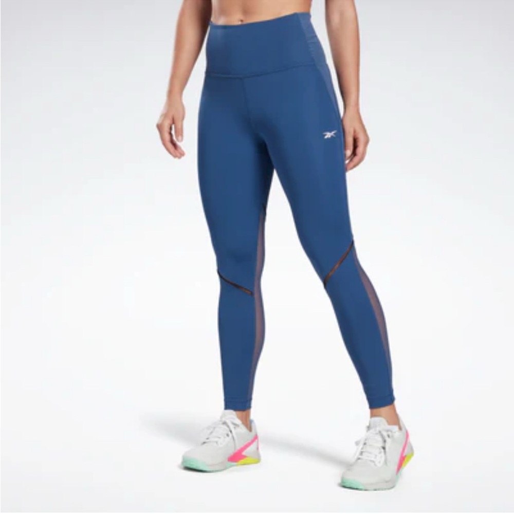 Reebok TS Lux Perform Womens Training Tights 2XS Bakik High-Waist Stretch Active